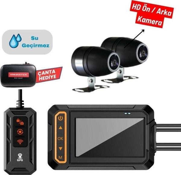 Knmaster Motocam 1000 - Çift Kameralı Motosiklet Dvr Sistemi - Image 1