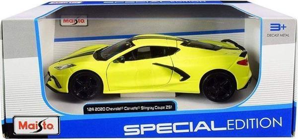 MAY 31527 Maisto 1/24 2020 Model Chevrolet Corvette Stingray Coupe z51 - Image 1
