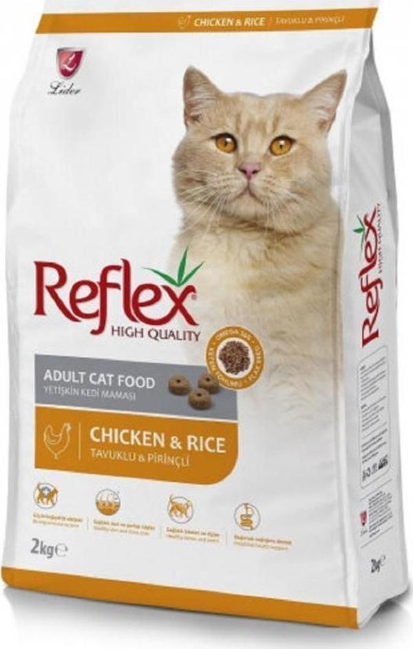 Reflex Beyaz Tavuklu Kedi Maması 2 Kg - Image 1