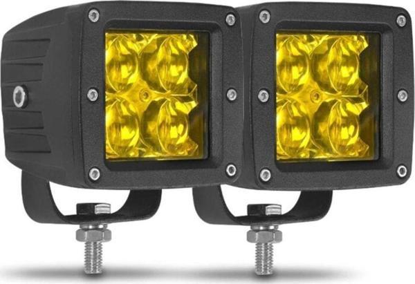 Knmaster Yammer 12W Motosiklet / Off Road Led Sis Farı Takım - Image 1