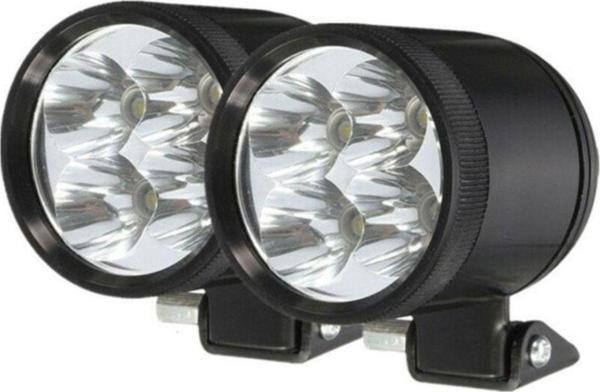 Knmaster Cheetah S 30W Uyumlu Çakarlı Motosiklet / Off Road Sis Farı Takım - Image 1