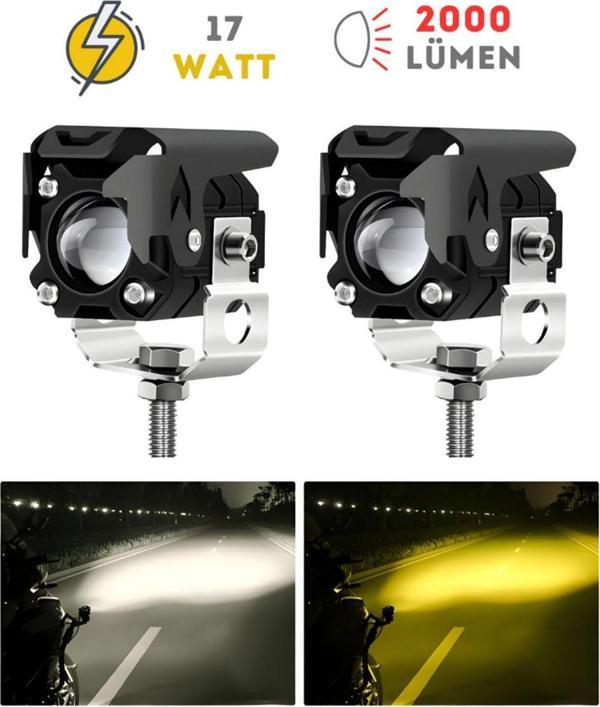 Knmaster Gleam 17W Motosiklet Led Sis Farı - Image 1