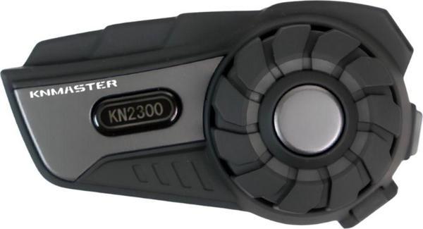 Knmaster Kn2300 Motosiklet Kask İnterkom Bluetooth Intercom Kulaklık Seti Gri - Image 1