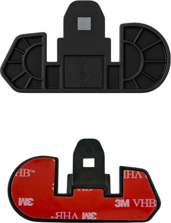 Knmaster Kn6100 Interkom İçin 3M Yapışkanlı Kask Sabitleme Aparatı - Image 1