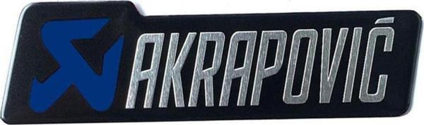 Knmaster Akrapovic Dikdörtgen Sticker Lacivert - Image 1