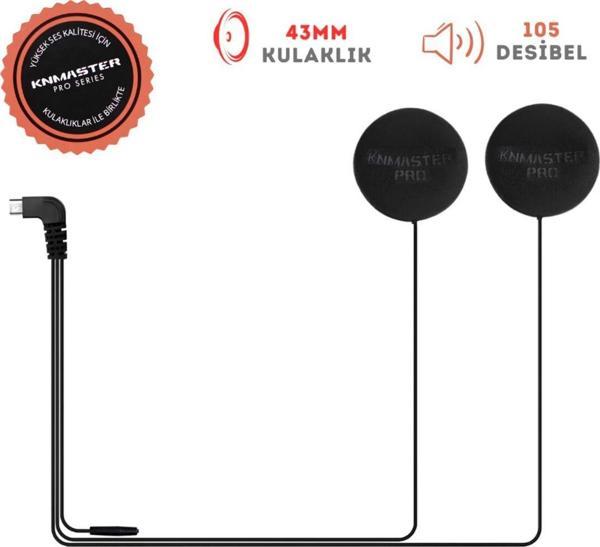 Knmaster Pro Kn6100 Kask Kulaklık Seti - Image 1