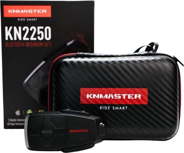 Knmaster Kn2250 Motosiklet Kask Interkom Bluetooth Intercom Kulaklık Seti - Image 1