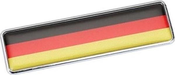 Knmaster Almanya Bayrağı Tasarımlı Damlalı Alüminyum Sticker Etiket Uzun - Image 1
