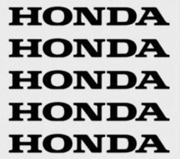 Knmaster Honda Motosiklet Otomobil Sticker Etiket Takımı 5’Li Paket - Image 1