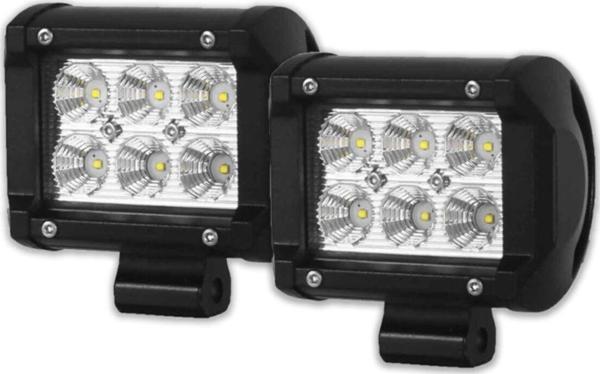 Knmaster Volcano 18W Plastik Motosiklet Sis Farı Takım - Image 1