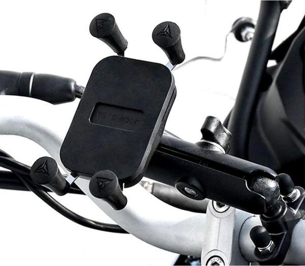 Knmaster Motowolf Gidon Bağlantılı Motosiklet Bisiklet Telefon Tutucu - Image 1