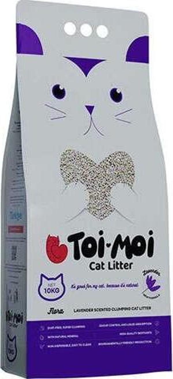 Toi Moi Natura Cream Lavanta Kokulu Topaklanan Kedi Kumu 10 Kg - Image 1