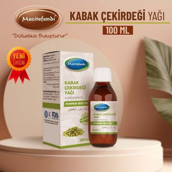 Mecitefendi Saf Ve Doğal Kabak Çekirdeği Yağı 50 Ml - Image 1