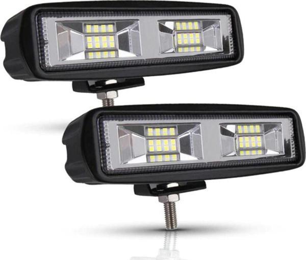 Knmaster Off Road Led Lamba Uyumlu 60 Watt 16 Led Tek Sıra 15 Cm X 3.5 Cm Beyaz Led - - Image 1