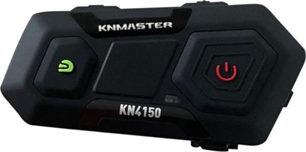 Knmaster Kn4150 Motosiklet Kask Interkom Bluetooth Intercom Kulaklık Seti Siyah - Image 1