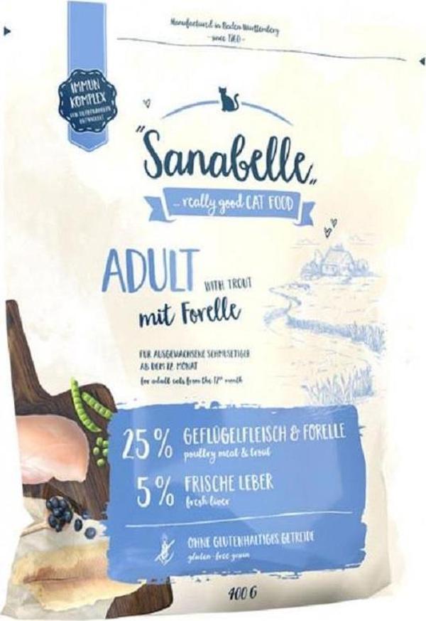 Sanabelle Adult Forelle Alabalıklı Tahılsız Kedi Maması 400 Gr - Image 1