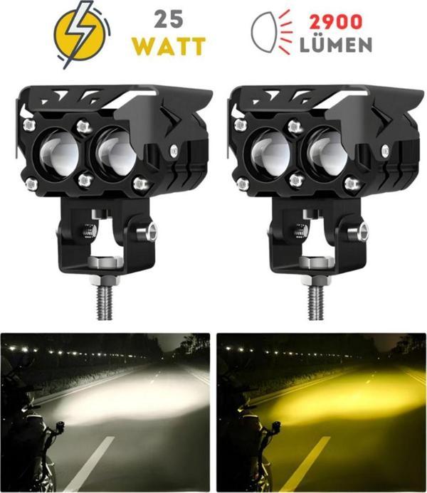 Knmaster Transformers 25W Motosiklet Led Sis Farı Takım - Image 1