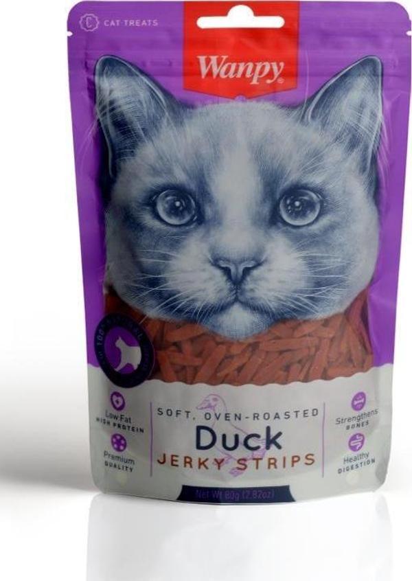 Wanpy Gerçek Ördek Fileto 80 gr DA-02S-01 Yumuşak Kedi Ödülü - Image 1