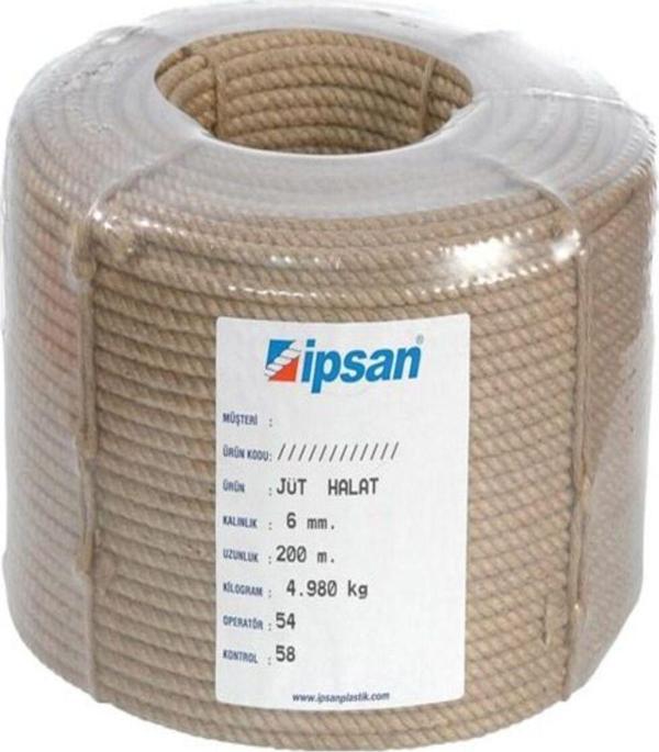 İpsan Jüt Halat Kendir İp 6 Mm. 100 Mt. - Image 1