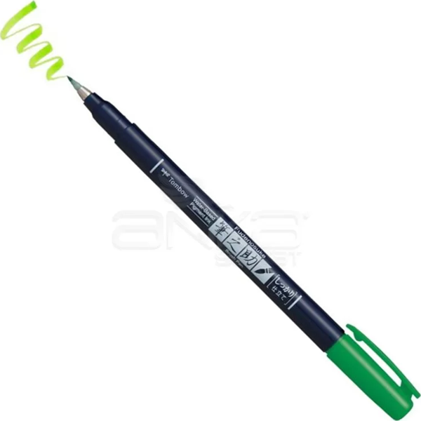 Tombow Fudenosuke Brush Pen Fırça Uçlu Kalem 07 Green - Image 1