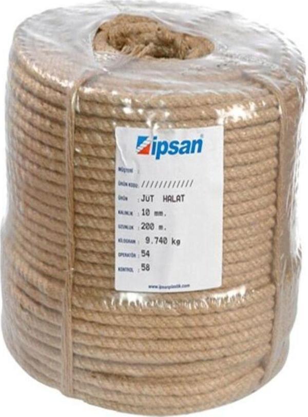 İpsan Jüt Halat Kendir İp 10 Mm. 100 Mt. - Image 1
