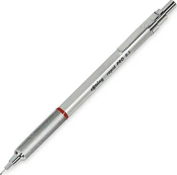 Rotring Rapido Kalemi Pro 0.5 mm Gümüş - Image 1