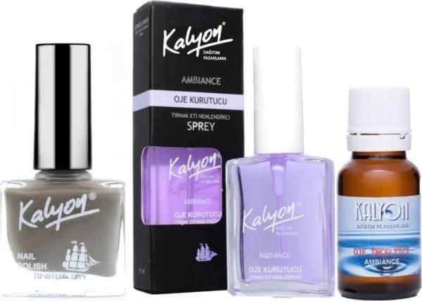 Kalyon Oje 310 + Oje Kurutucu Sprey 17 Ml + Oje Çözücü - Image 1