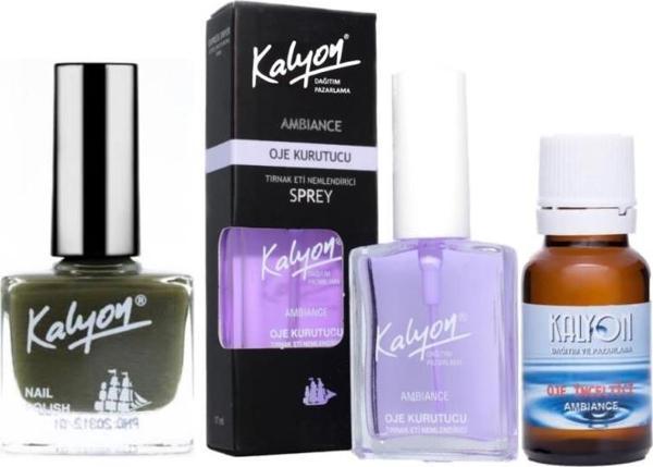 Kalyon Oje 312 + Oje Kurutucu Sprey 17 Ml + Oje Çözücü - Image 1