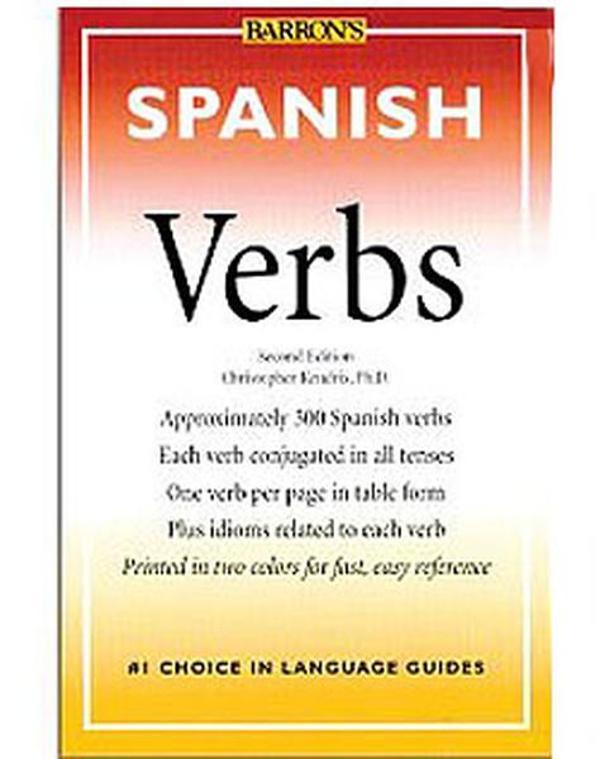 Barrons Educational Series Spanish Verbs - Barrons Educational Series - Image 1