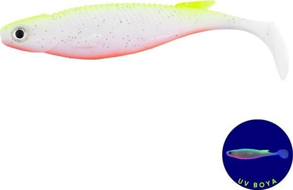 Silikon Sahte Balık - 10g 100mm - Fishack PredatorX - UV Boyalı - Mist - Image 1