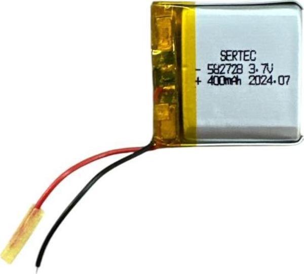 582728 3.7V 400 MAh Li-Polymer Pil Devreli/1.5A - Image 1