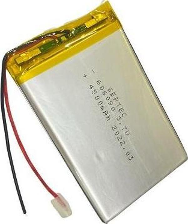 606090 3.7V 4500mAh Li-Polymer Pil Devreli/1.5A - Image 1
