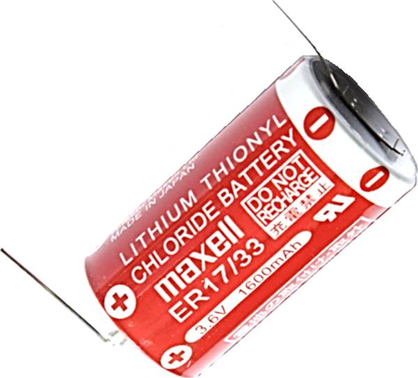 Maxell ER17/33  3.6V  2/3A Size Lithium Pil - Image 1