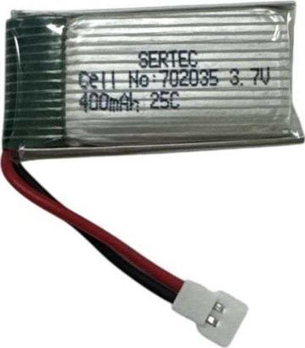 702035 / 3.7V - 400mAh - 25C BEYAZ SOKET - Image 1