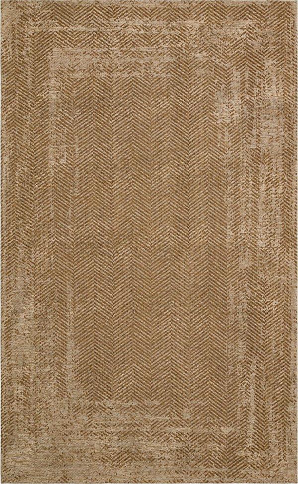 Grandhedef Halı Naturel Beige Hasır Görünümlü Kaymaz Renkli Dokuma Modern Kilim - Image 1