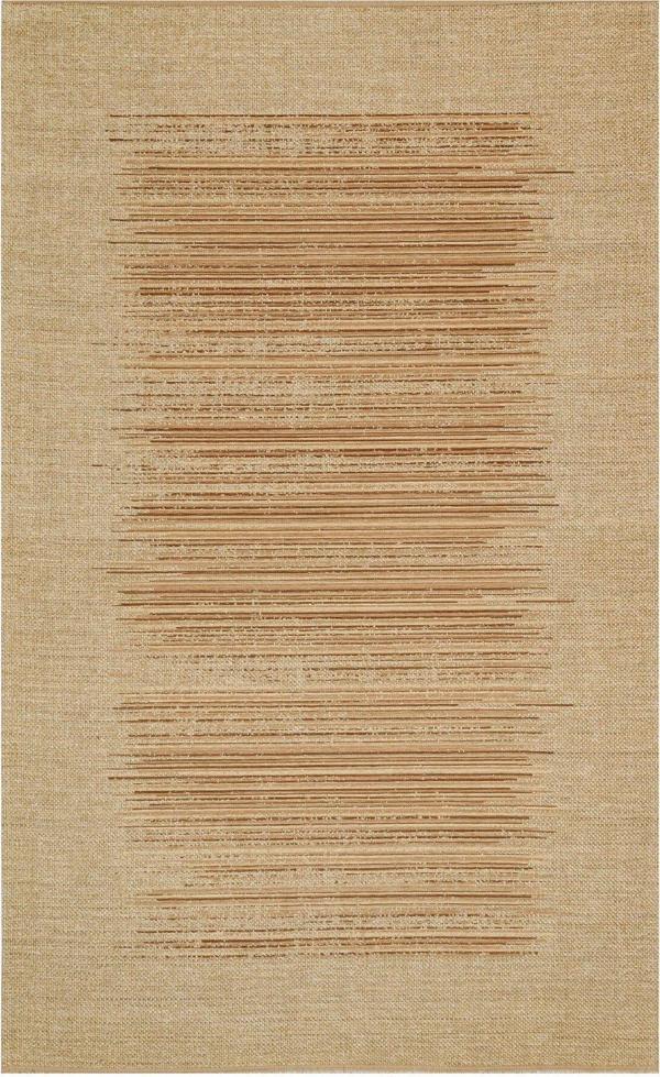 Grandhedef Halı Naturel Beige Hasır Görünümlü Kaymaz Renkli Dokuma Modern Kilim - Image 1