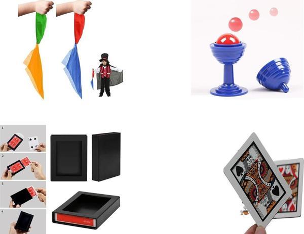 4 lü Sihirbazlık Seti – Hokus Pokus Sihirli Numara Seti - Image 1