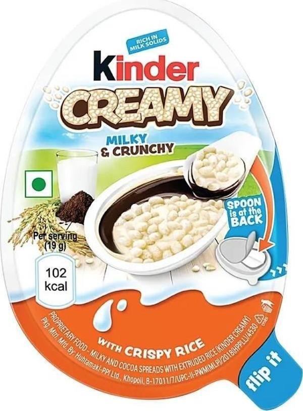 Kinder Creamy Milk&Crunchy 19 gr - Image 1