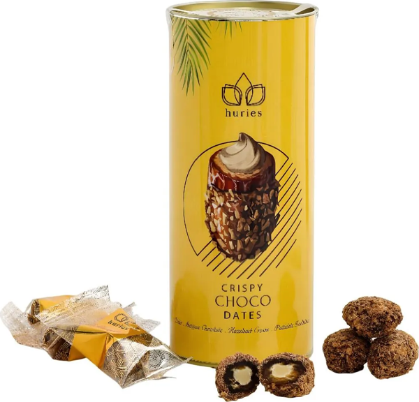 Huries Crispy Choco Dates 200gr - Image 1