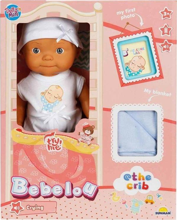 5683 Bebelou Sesli Hoş Geldin Bebeği 30 cm -Sunman - Image 1