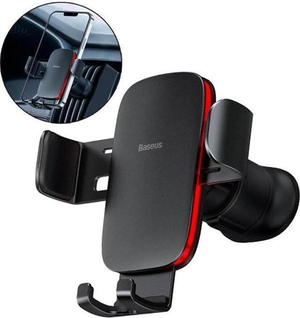Baseus Metalgravity Araç Telefon Tutucu Siyah (Sujs000001) - Image 1