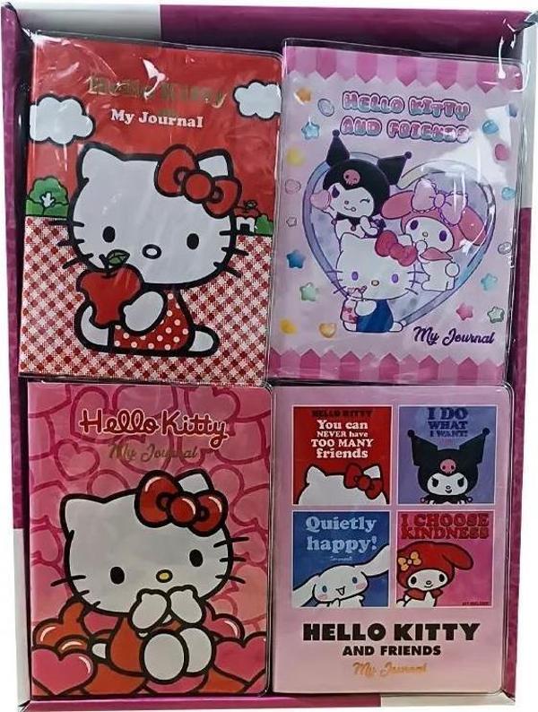 Bruno Visconti Vj Hello Kitty Mini Journal Not Defteri A6 128 Sayfa80 Gram 525-2214 (16 Lı Paket) - Image 1