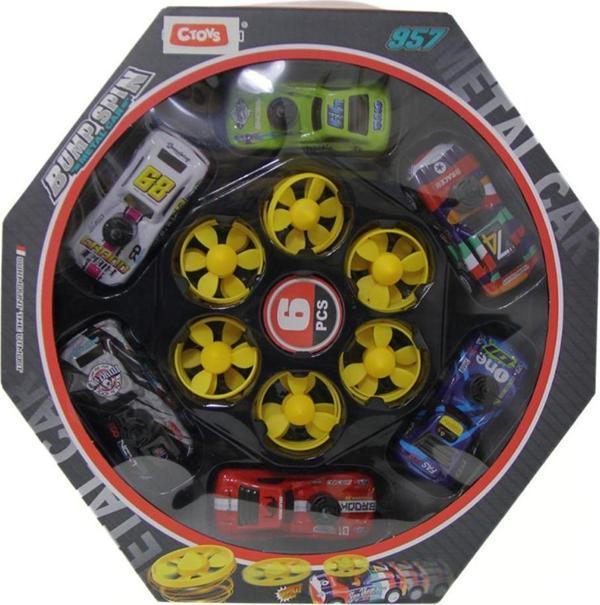 Ctoy Oyuncak Çek Bırak Pervaneli Yarış Arabası Çantalı Set Kz957-062 - Image 1