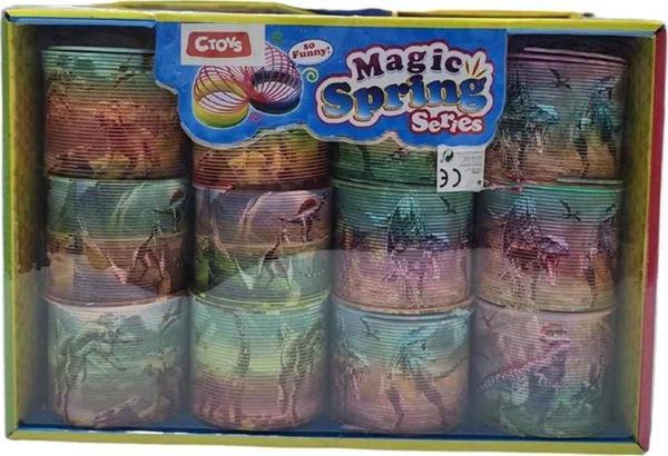 Ctoy Oyuncak Stres Yayı Dinazor Kl01-A (12 Li Paket) - Image 1