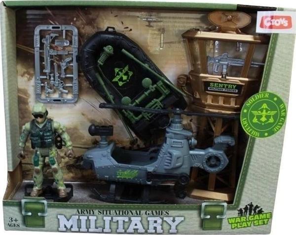 Ctoy Oyuncak Uçaklı Asker Seti F14-2A - Image 1