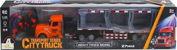 LA012-3 Kumandalı Şarjlı Işıklı Transport Tır 1:32 -Limon Oyuncak - Image 1