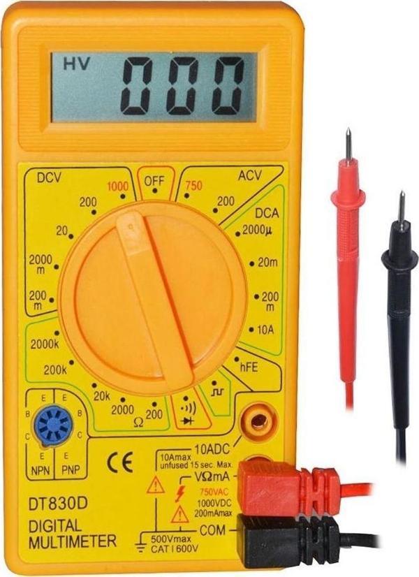 Sline Dt830D Dijital Multimetre - Image 1