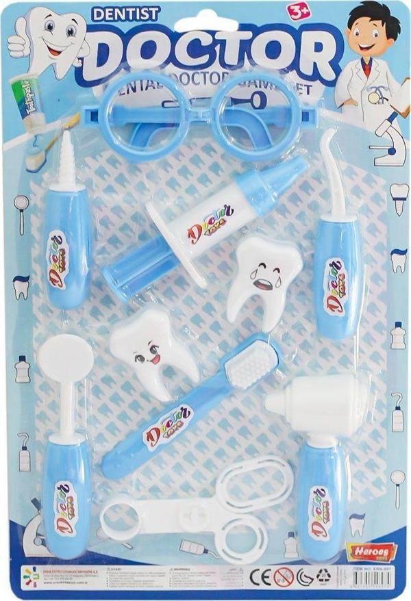 ERN-897 HEROES TOYS KARTELALI ERKEK DİŞÇİ SETİ - Image 1