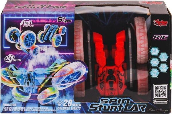 HG-4-45 Kumandalı Işıklı Buharlı Stunt Spin Araba -Vardem Oyuncak - Image 1