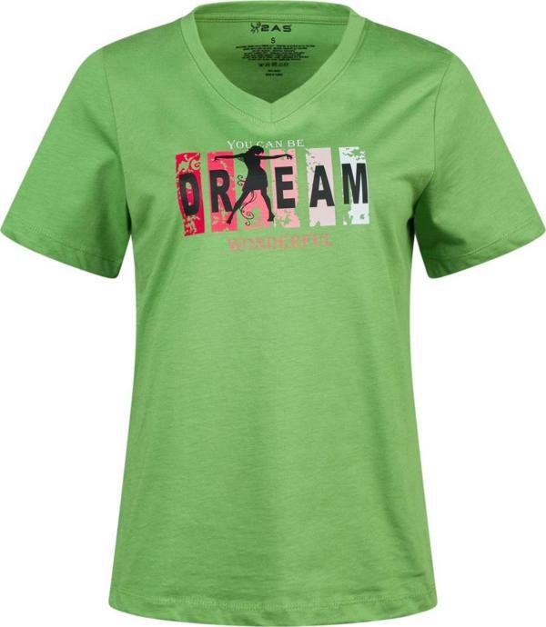 2AS Alone Baskılı V Yaka Kadın T-Shirt 404 - Image 1